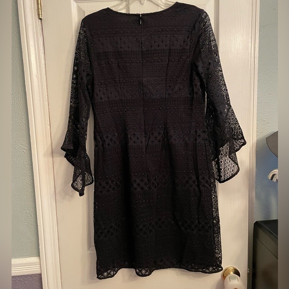 ALFANI Lace Black Dress - Picture 2 of 3